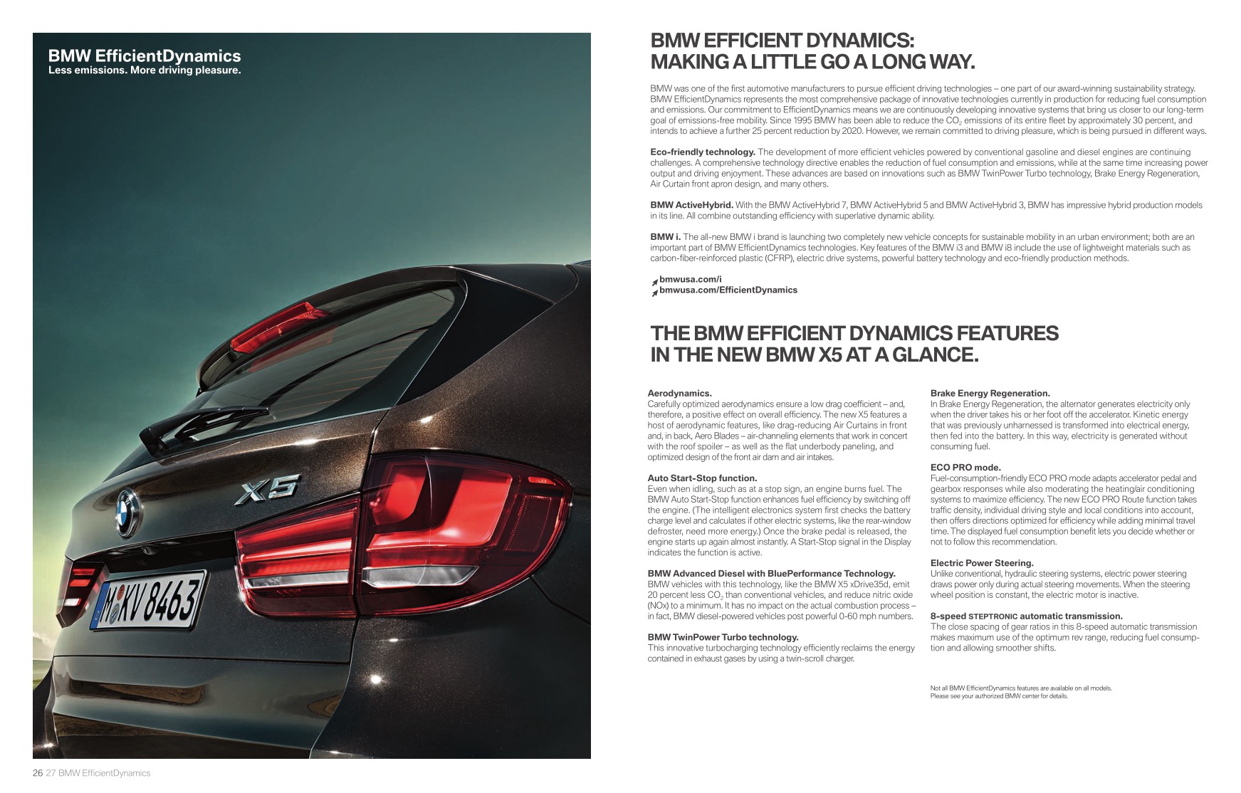 2014 BMW X5 Brochure Page 3